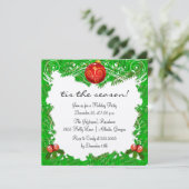 Invitation Fête des Feuilles et des ornements (Debout devant)