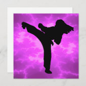 Invitation Fête des filles (Devant / Derrière)