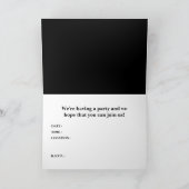 Invitation fête des filles (Intérieur)