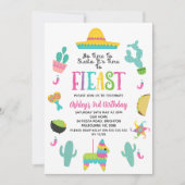 Invitation Fête des filles modernes multicolores (Devant)