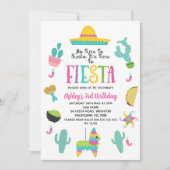 Invitation Fête des filles modernes multicolores (Devant)