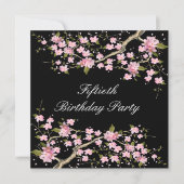 Invitation Fête des Fleurs de cerises 50e anniversaire (Devant)