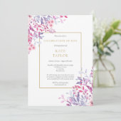 Invitation Fête des funérailles florales du pays (Debout devant)