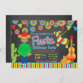 Invitation Fête des garçons (Devant / Derrière)