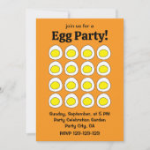 Invitation Fête des Jaunes d'Oeufs (Devant)