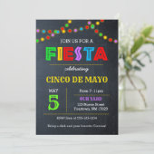 Invitation Fête des Lumières Cinco De Mayo (Debout devant)