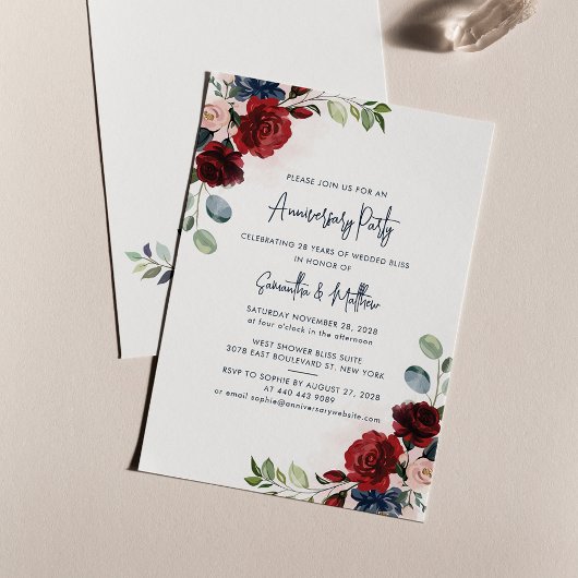 Invitation Fête des Mariages floraux de Bourgogne