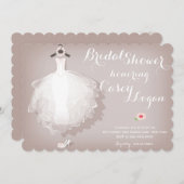 Invitation Fête des mariées (Devant / Derrière)