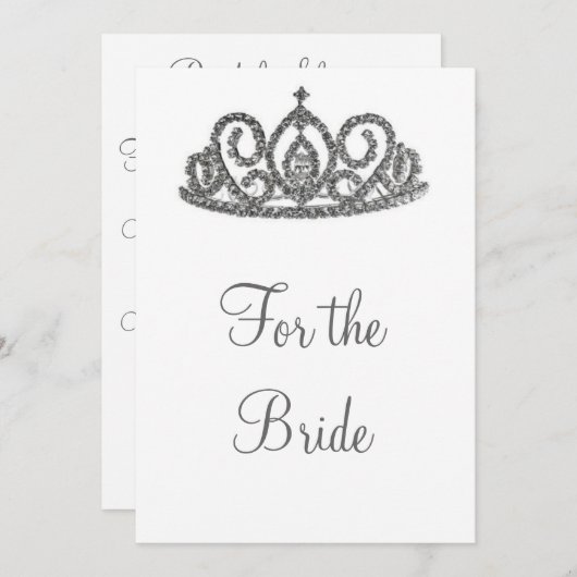 Invitation Fête des mariées (Devant / Derrière)