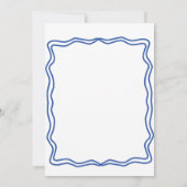 Invitation Fête des mariées à gribouillis pour le thé (Dos)