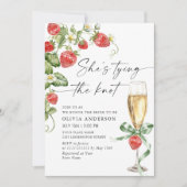 Invitation Fête des mariées à l'aquarelle tendance Meadow Str (Devant)