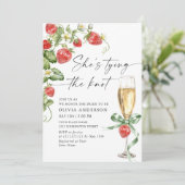 Invitation Fête des mariées à l'aquarelle tendance Meadow Str (Debout devant)