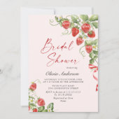 Invitation Fête des mariées à l'aquarelle tendance Meadow Str (Devant)