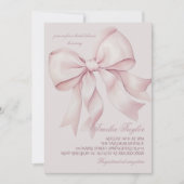 Invitation Fête des mariées à mâchoires roses (Devant)