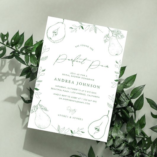 Invitation Fête des mariées à thème de la paire à main levée 