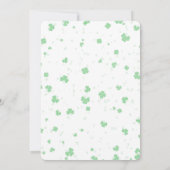 Invitation Fête des mariées à thème de la Saint Patrick, giro (Dos)