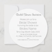 Invitation Fête des mariées à thème écossaise, Mariage celtiq (Dos)