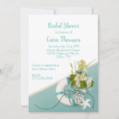 Invitation Fête des mariées À Thème Plage (Devant)