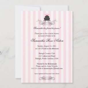 Invitation Fête des mariées à thème Prince Frog