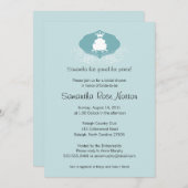 Invitation Fête des mariées à thème Prince Frog (Devant / Derrière)