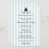 Invitation Fête des mariées à thème Prince Frog (Devant / Derrière)