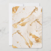 Invitation Fête des mariées Abstraite de luxe moderne (Dos)