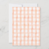 Invitation Fête des mariées agrumes et fleurs (Dos)