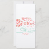 Invitation Fête des mariées Anneau de mariage romantique (Dos)