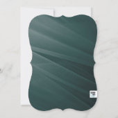 Invitation Fête des mariées Aqua Tulle (Dos)