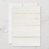 Invitation Fête des mariées Aquarelle Bouquet rose pâle (Dos)