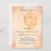 Invitation Fête des mariées Arrière - plan Abstraite Pastel O (Devant)