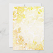 Invitation Fête des mariées Arrière - plan Pastel Floral subt (Dos)