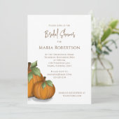 Invitation Fête des mariées Automne Automne Automne Élégant C (Debout devant)