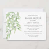 Invitation Fête des mariées aux branches d'olivier. Jardin ve (Devant)