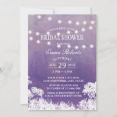 Invitation Fête des mariées Bébé's Respiration Aquarelle pour (Devant)