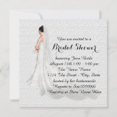 Invitation Fête des mariées blanche (Devant)