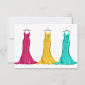 Invitation Fête des mariées blanche populaire (Dos)