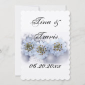 Invitation Fête des mariées Blossoms Fête Famille Amis Invité (Dos)