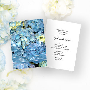 Invitation Fête des mariées Blue Hydrangea