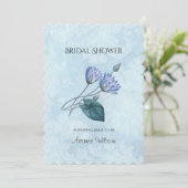 Invitation Fête des mariées Blue Lotus (Debout devant)