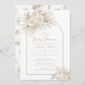 Invitation Fête des mariées Boho (Devant / Derrière)