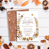 Invitation Fête des mariées Boho Automne