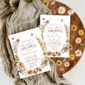 Invitation Fête des mariées Boho Automne