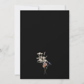 Invitation Fête des mariées Boho Automne (Dos)