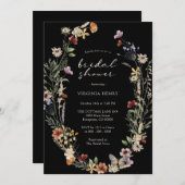 Invitation Fête des mariées Boho Automne (Devant / Derrière)