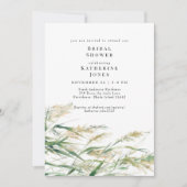 Invitation Fête des mariées Boho Grass (Devant)