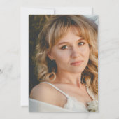 Invitation Fête des mariées botanique élégante Photo (Dos)