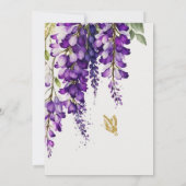 Invitation Fête des mariées botanique moderne et élégante (Dos)