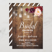 Invitation Fête des mariées bourguignonne (Devant / Derrière)