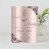 Invitation Fête des mariées Brunch & Bubbly Floral Drives (Debout devant)